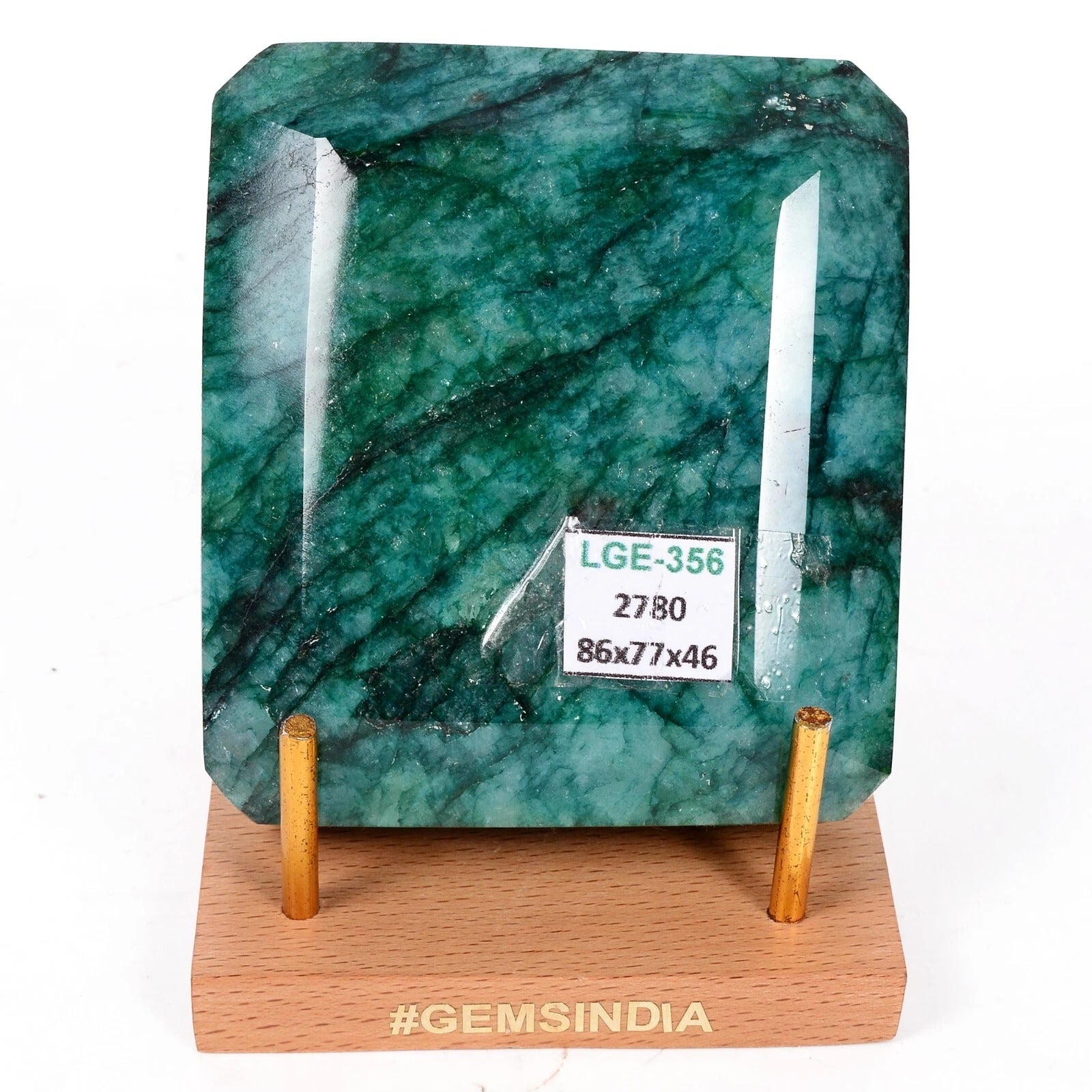 2780 Cts Natural Brazilian Green Emerald Earth Mined Octagon Cut Huge Loose Gem