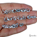 Natural Blue Aquamarine Mix Cut 8mm-12mm Loose Jewelry Making Gemstones~38 Cts