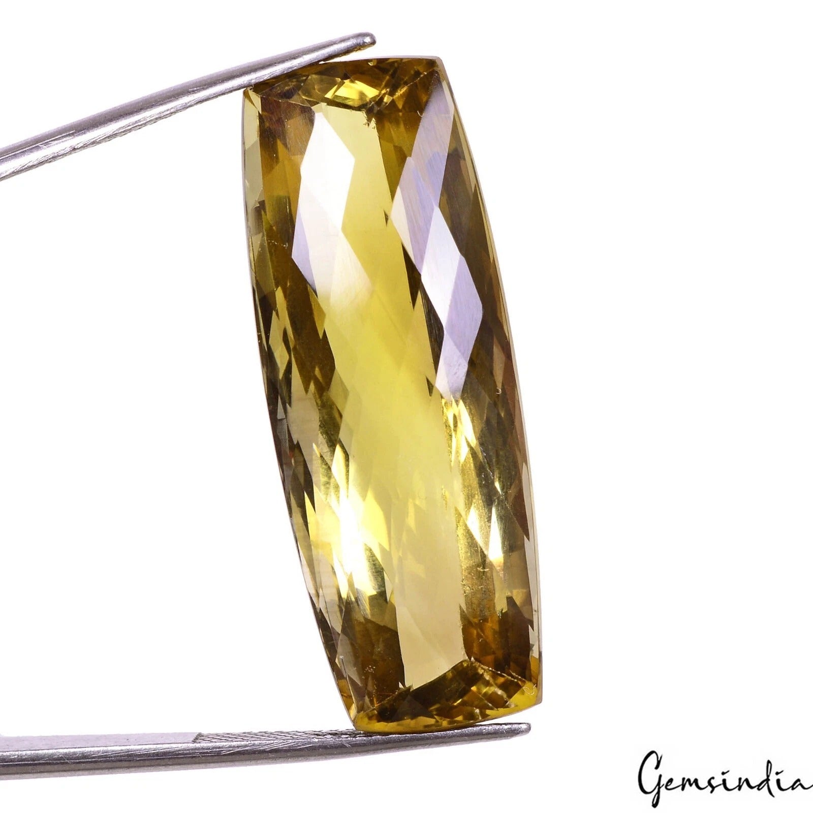 Citrine Loose Gemstone, Untreated — 34 x 12 x 13 mm, 43.30 Ct