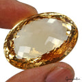 VVS 145.40 Cts Natural Golden Citrine Certified Huge Pendant Size Loose Gemstone