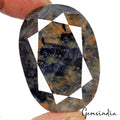 Certified 350 Cts Natural Untreated Brown Blue Sapphire Oval Faceted Loose Gems