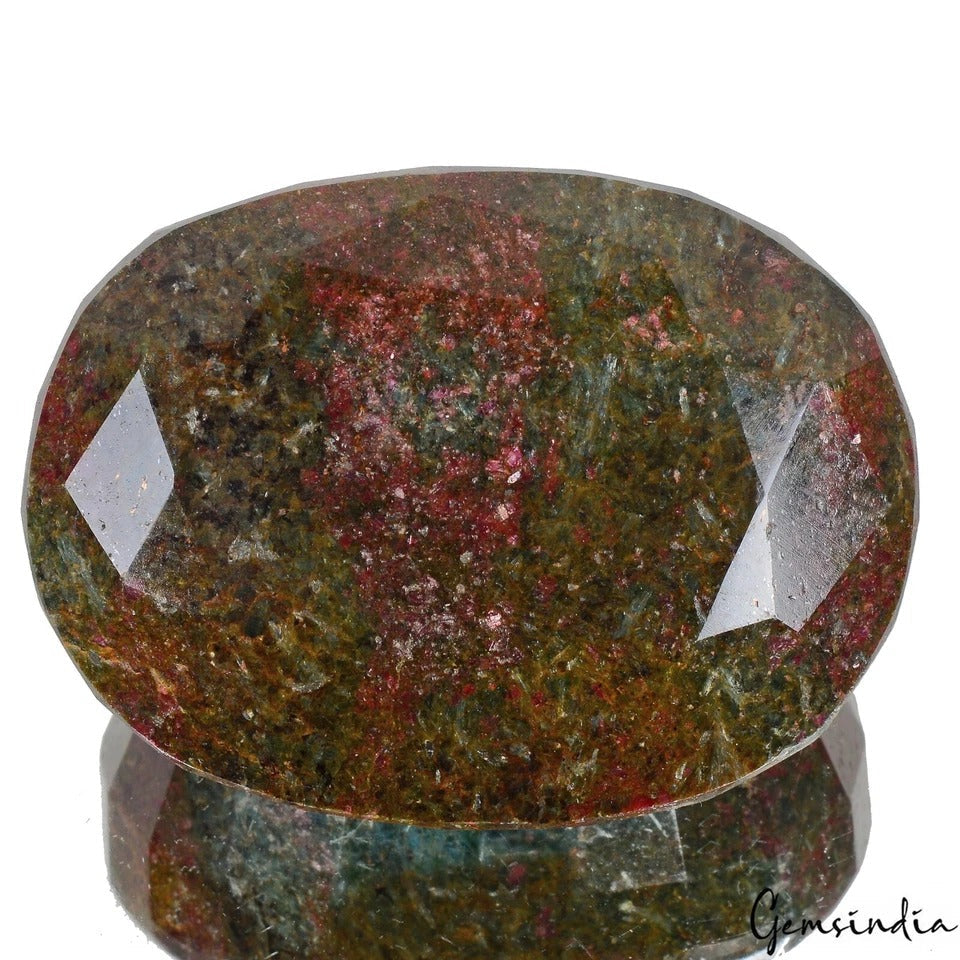 1750 Cts Natural Ruby in Kyanite Oval Faceted Cut Untreated Huge Size Gemstone