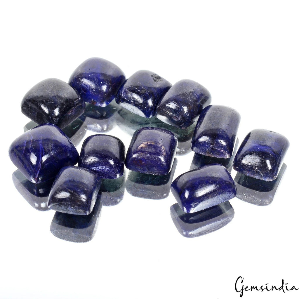 Blue Sapphire Lot, Cabochon, Color Enhanced — 11 Pieces, 11mm To 15mm, 167.60 Ct, Madagascar