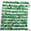 2500 Ct Natural Green Emerald Rectangular Cabochon Loose Ring Size Gemstones Lot