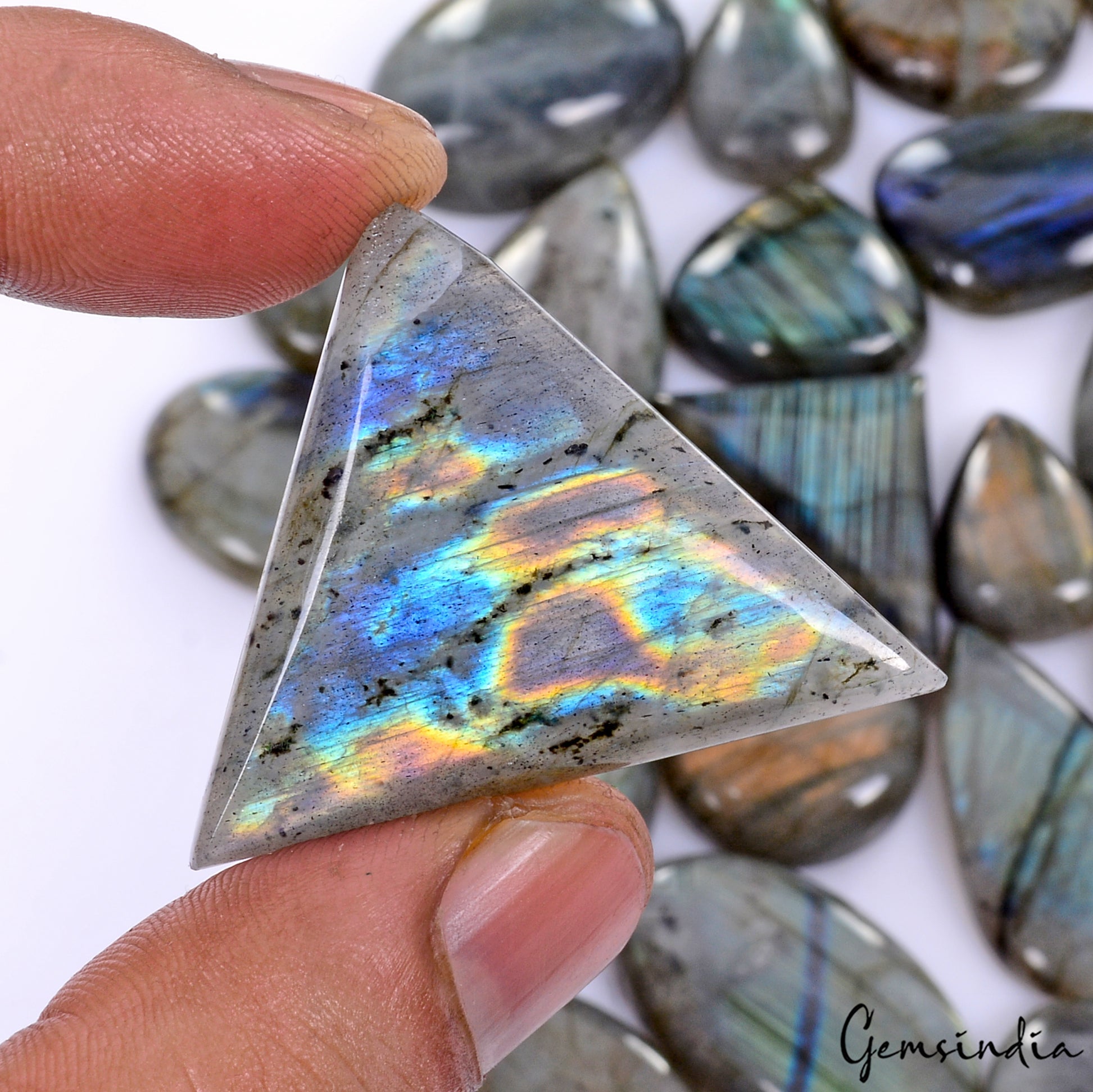 29 Pcs Wholesale Lot Natural Multi Labradorite Mix Shape Cab Loose Gems ~1400 Ct