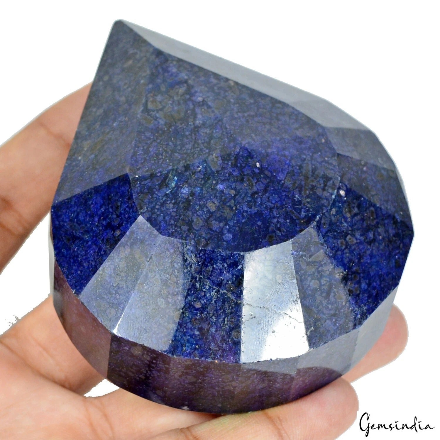 2380 Ct Natural Blue Sapphire Pear Faceted Earth Mined Huge Size Loose Gemstone
