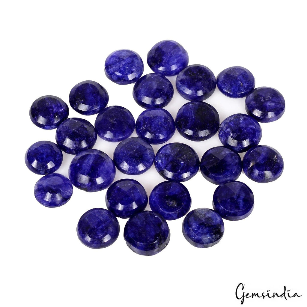160.00 Ct Natural Blue Beryl Round Faceted Loose Gemstone Lot 26 Pc For Jewelry