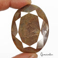 Sapphire Loose Gemstone, Untreated, Brown — 55x41x11 mm, 270 Ct, Madagascar