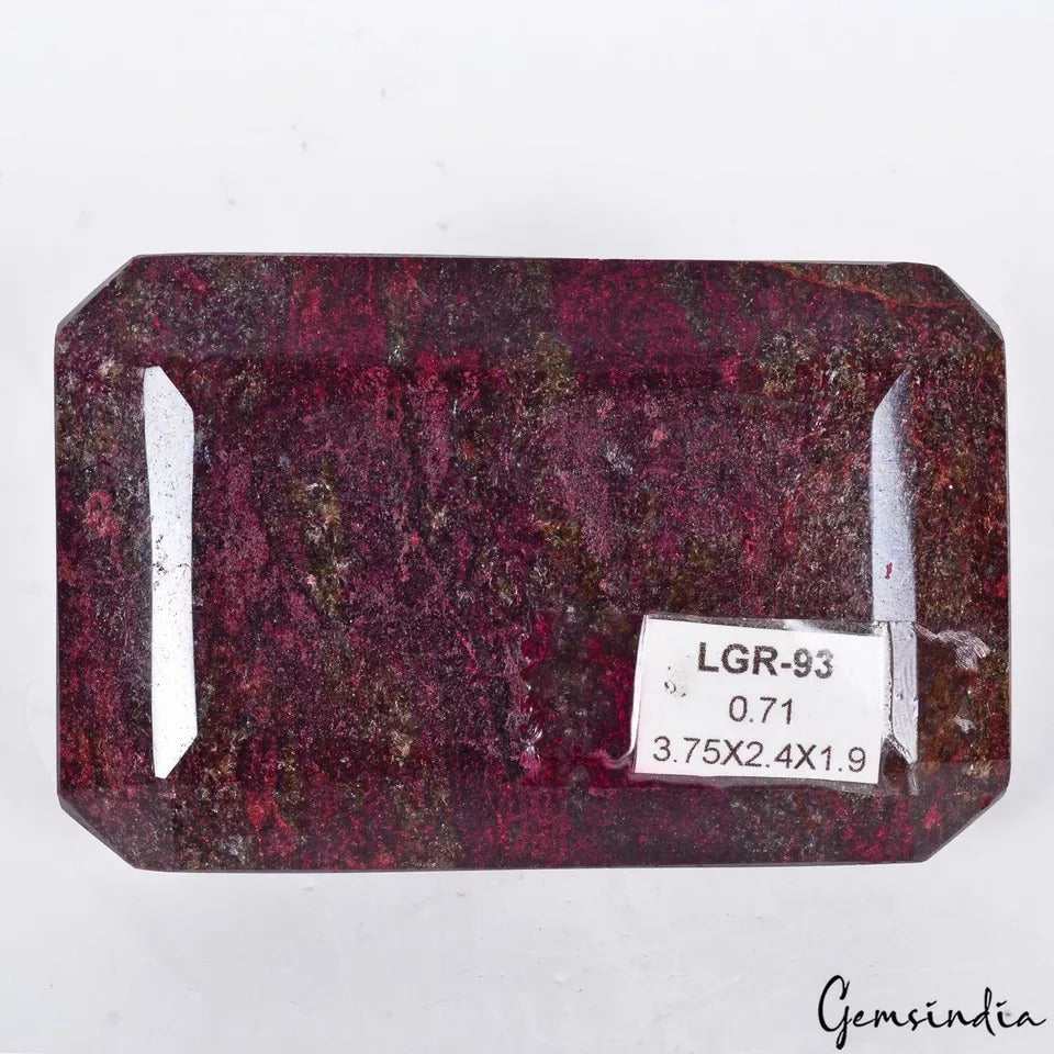 Ruby Loose Gemstone, Color Enhanced, Red — 3.75X2.4X1.9 Inches, 3550 Ct (0.71 Kg), Africa