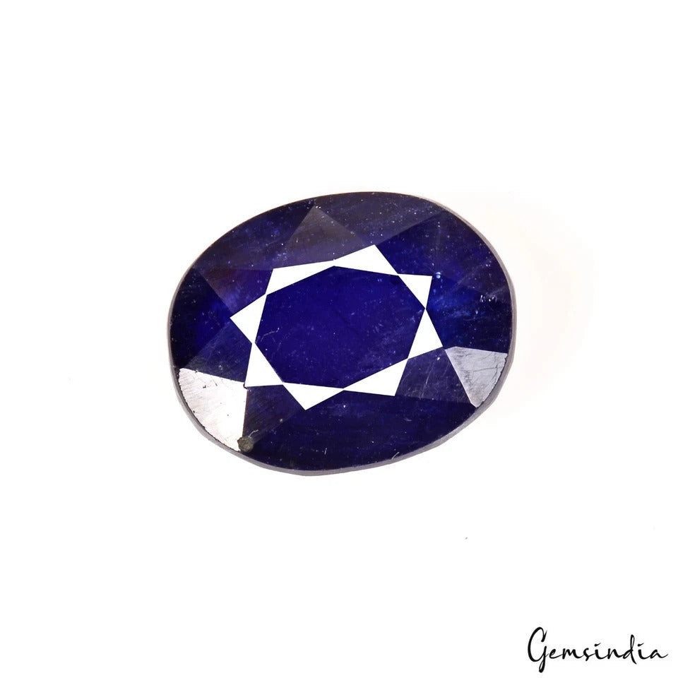 IGL&I Certified 17 Cts Natural Blue Ceylon Sapphire Oval Cut loose Gem For Ring