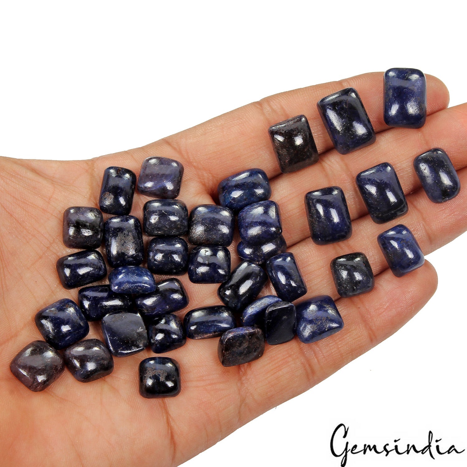 360 Ct/36 Pc Natural Madagascar Blue Sapphire Cushion Cab Loose Gems For Jewelry