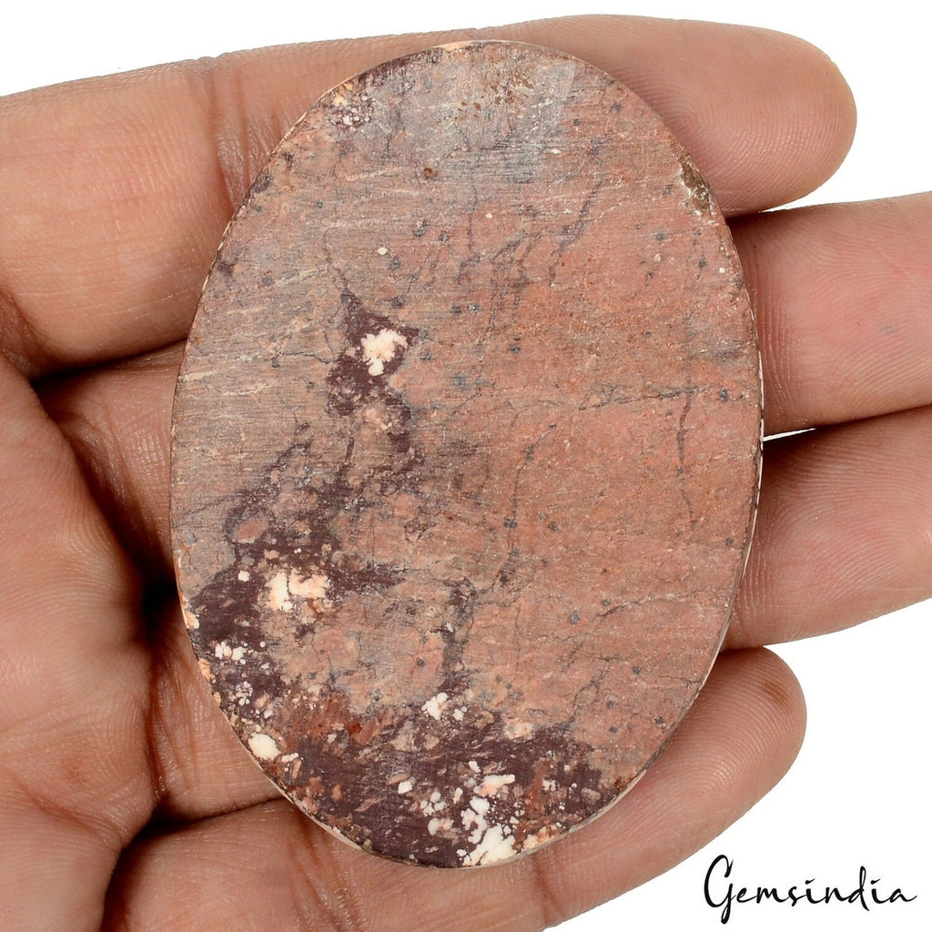 164.80Ct Natural White Wild horse Turquoise Oval Cabochon Loose Jewelry Gemstone