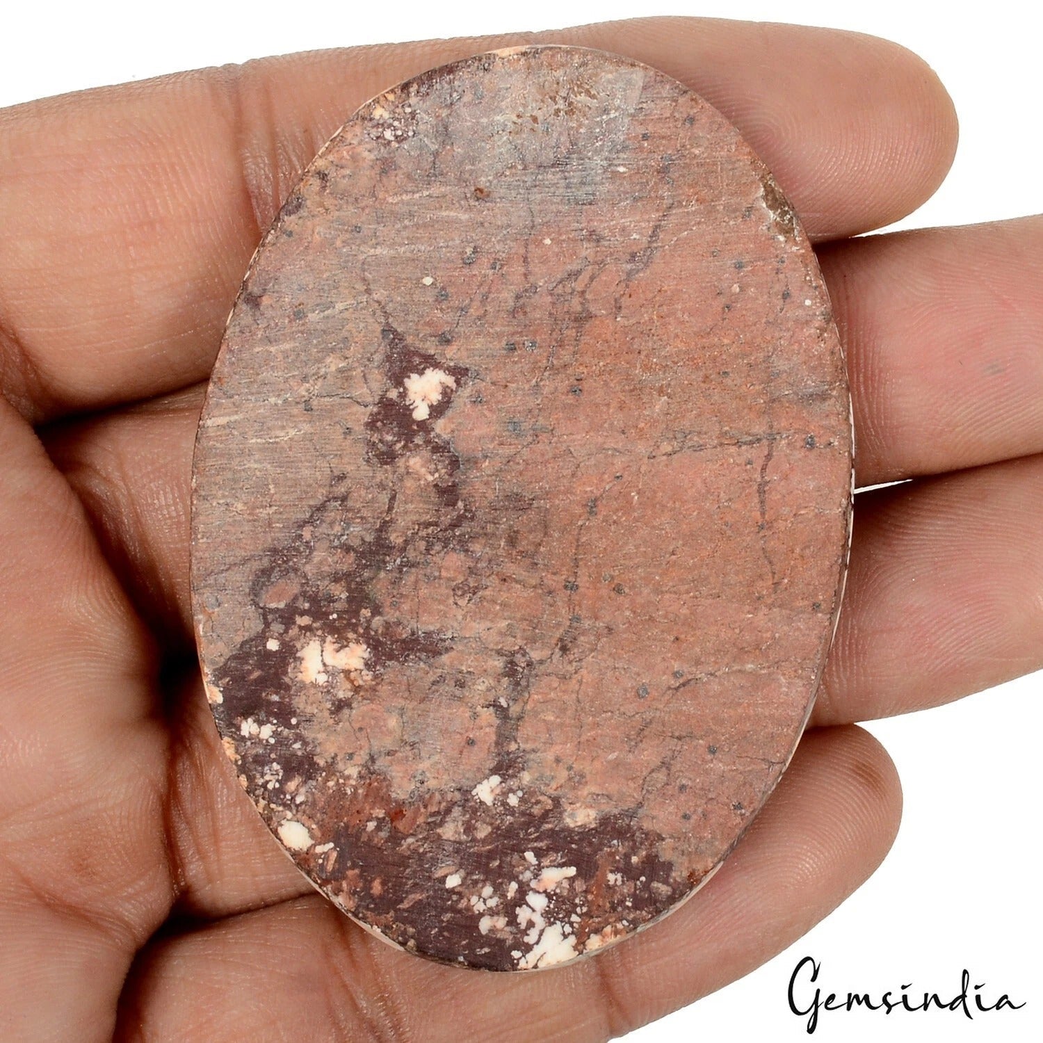 164.80Ct Natural White Wild horse Turquoise Oval Cabochon Loose Jewelry Gemstone