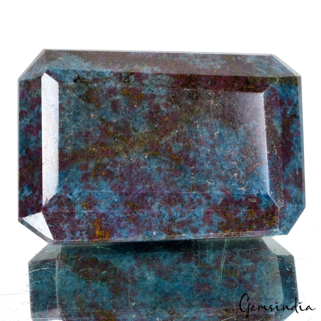 2780 Cts Natural Ruby Kyanite Octagon Cut Loose Madagascar Untreated Gemstone