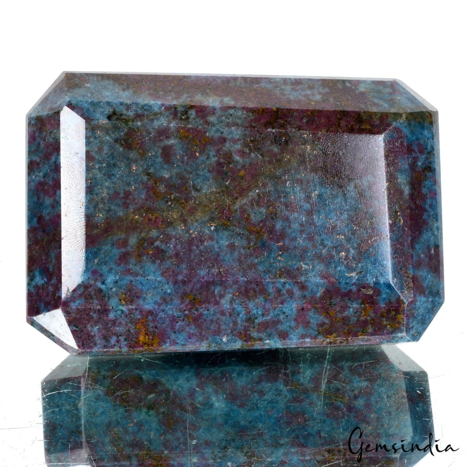 2780 Cts Natural Ruby Kyanite Octagon Cut Loose Madagascar Untreated Gemstone