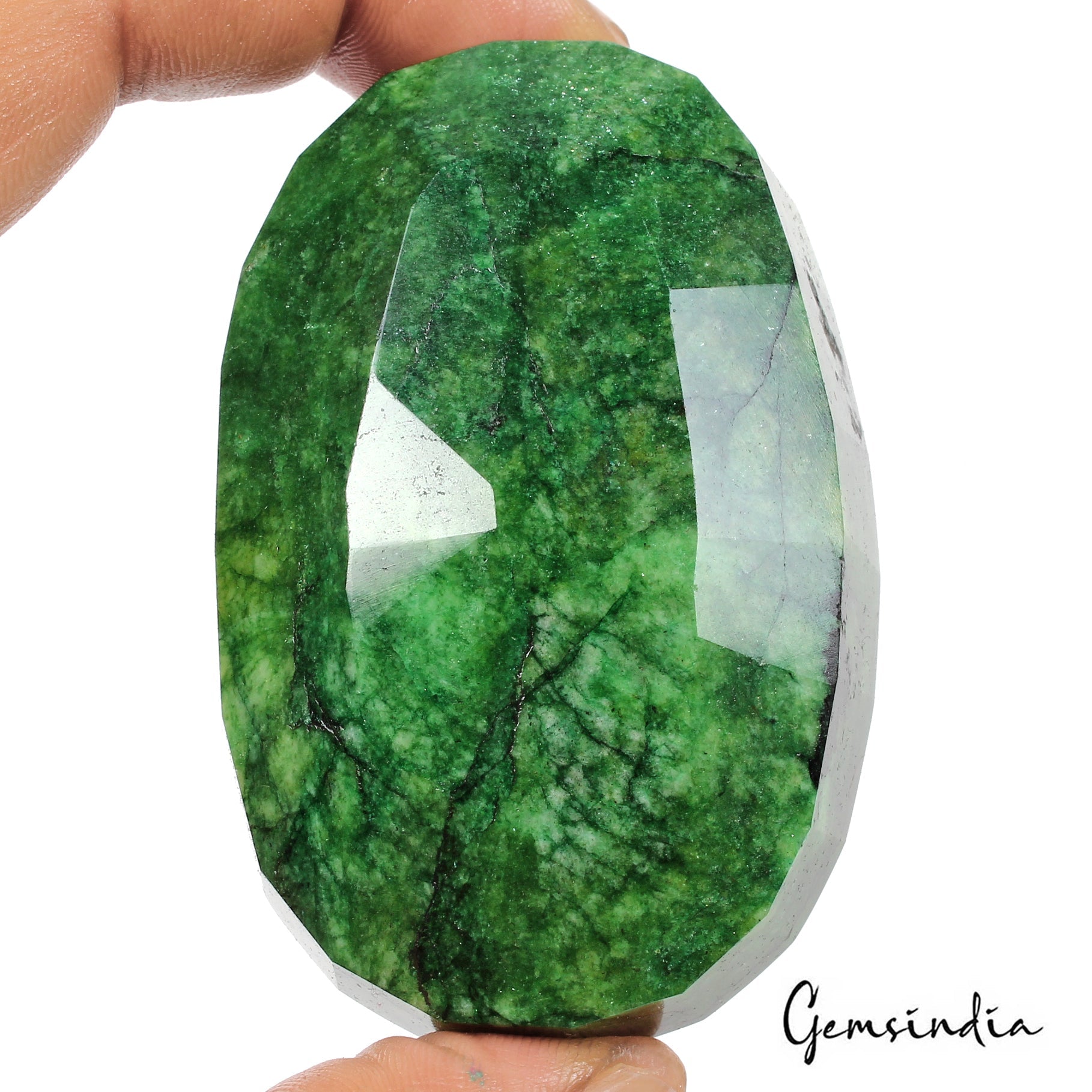 800 Cts Natural Green Emerald Oval Cut Huge Earth Mined Museum Size Gemstone