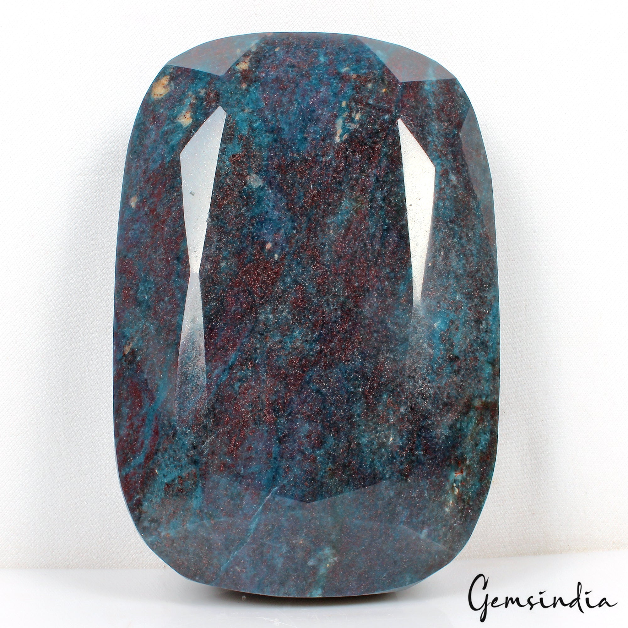 3.2 Kilo Natural Ruby Kyanite 6.75" Oval Cut Untreated Huge Earth Mined Gemstone