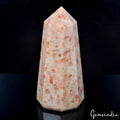 4590 Cts Natural Untreated Sunstone Power Obelisk Point Tower Huge Size Gem 5.9"