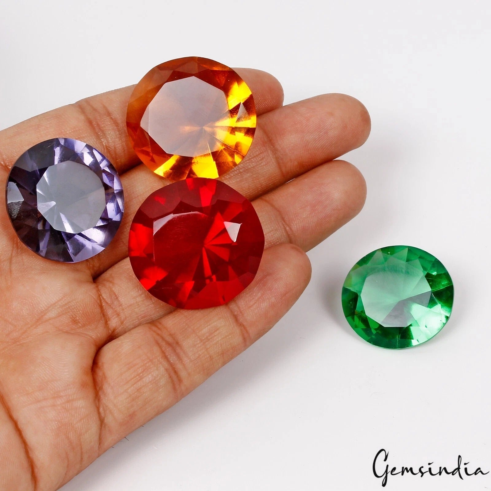 217.50 Ct Multicolor Hydro Tourmaline Faceted Round Cut Excellent Loose Gems