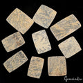 540 Cts/9 Pcs Natural Untreated Psilomelane Dendrite Cushion Cab Loose Gems Lot