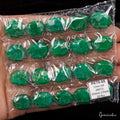 Certified 260 Cts/20 Pcs Natural Brazilian Green Emerald Oval Cut Loose Gems Lot