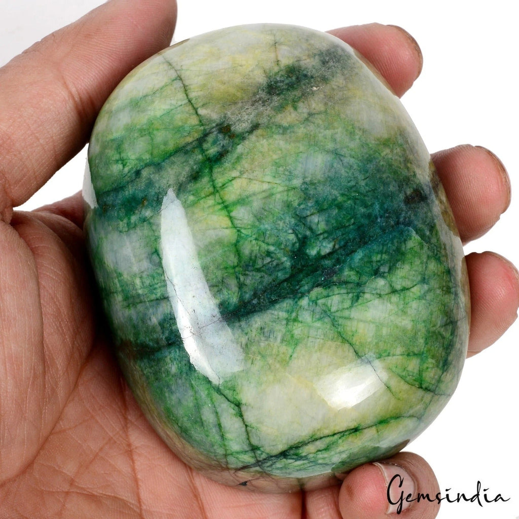 2270 Ct Natural Brazilian Green Emerald Oval Cab Museum Size Loose Huge Gemstone