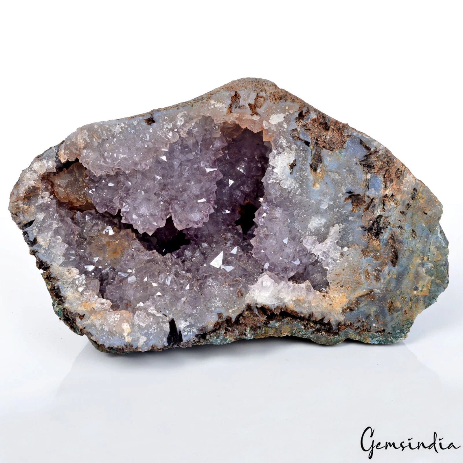 4 Kilo Natural Amethyst Geode Quartz Cluster Cave Crystal Specimen Healing Stone