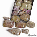 1500 Ct Natural Untreated Ruby In Crystal Matrix Octagon Faceted Loose Gemstone