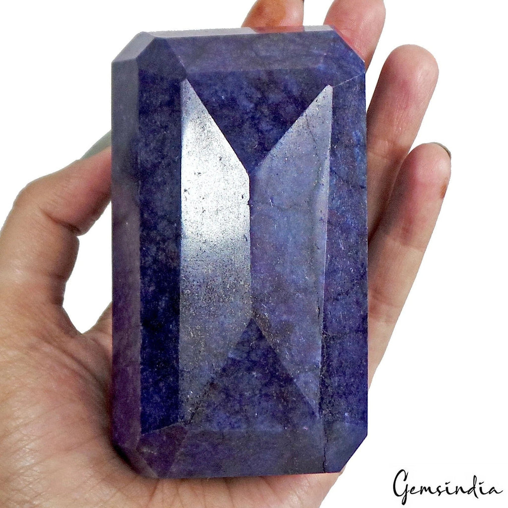 Museum Size 3700 Ct Natural Blue Sapphire Octagon Cut Loose Earth mined Huge Gem