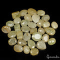 470 Ct/33 Pcs Natural Untreated Heliodor Yellow Beryl Mix Cut 13-23mm Gemstones