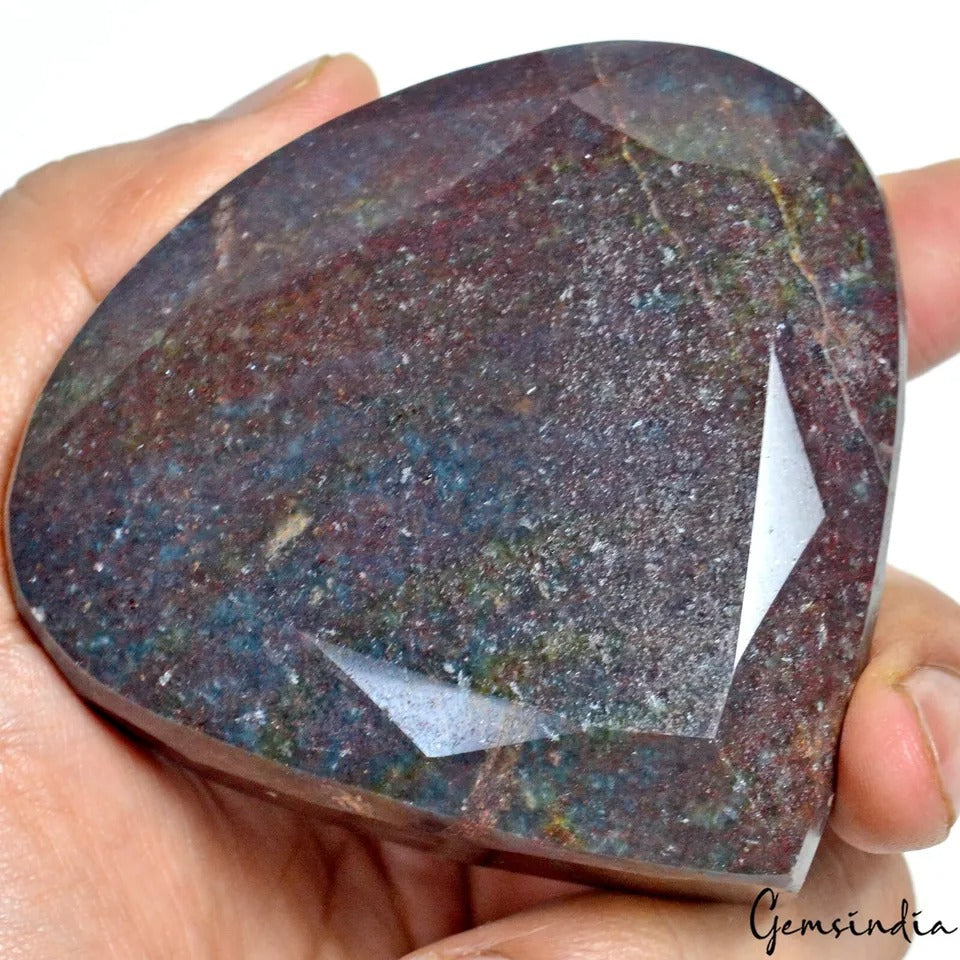 2020 Ct Natural Untreated Bi Color Ruby Kyanite Pear Faceted Huge Size Loose Ge