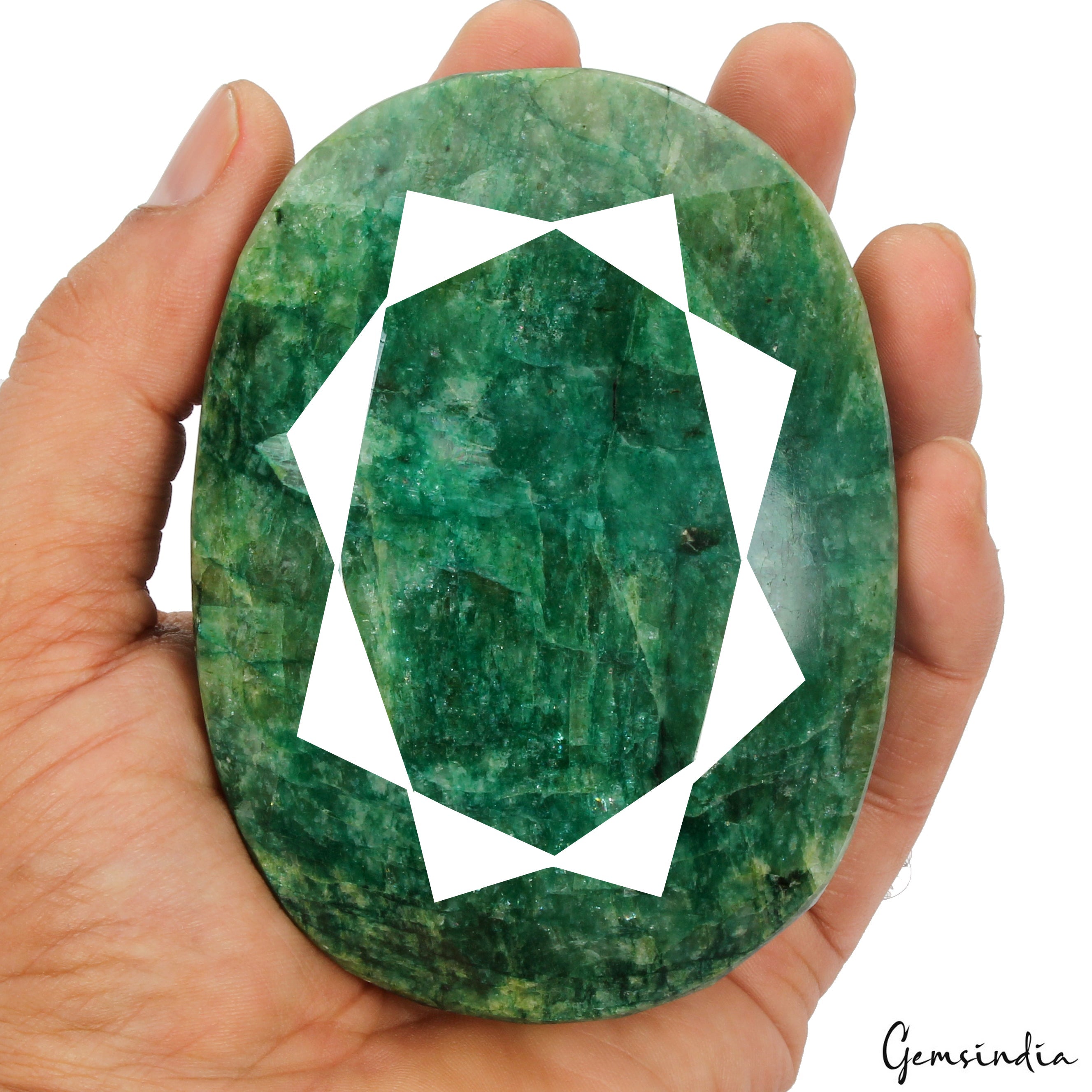 3250 Cts Natural Green Emerald Oval Cut Huge Earth Mined Museum Size Gemstone