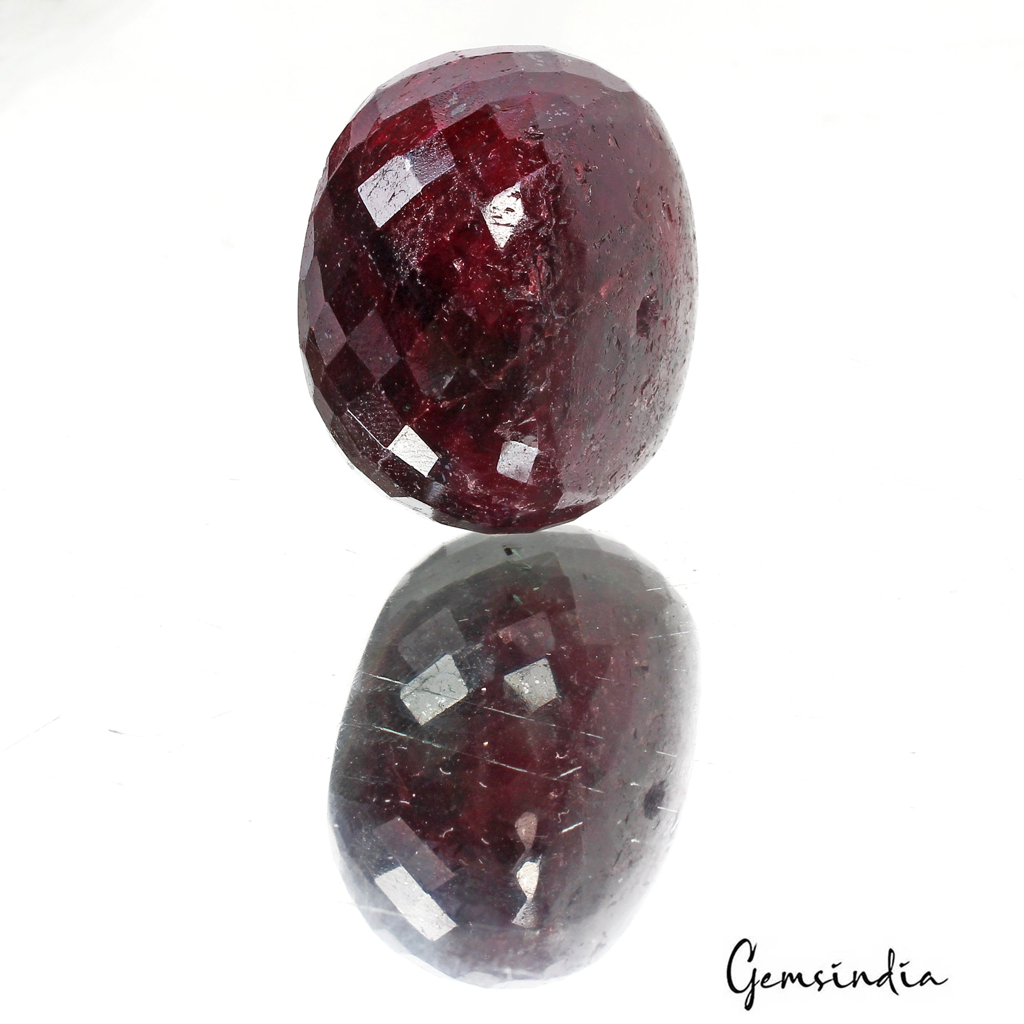 Ruby Beaded Strand, Red — 33 x 33 x 22mm, 290.00 Ct, Madagascar