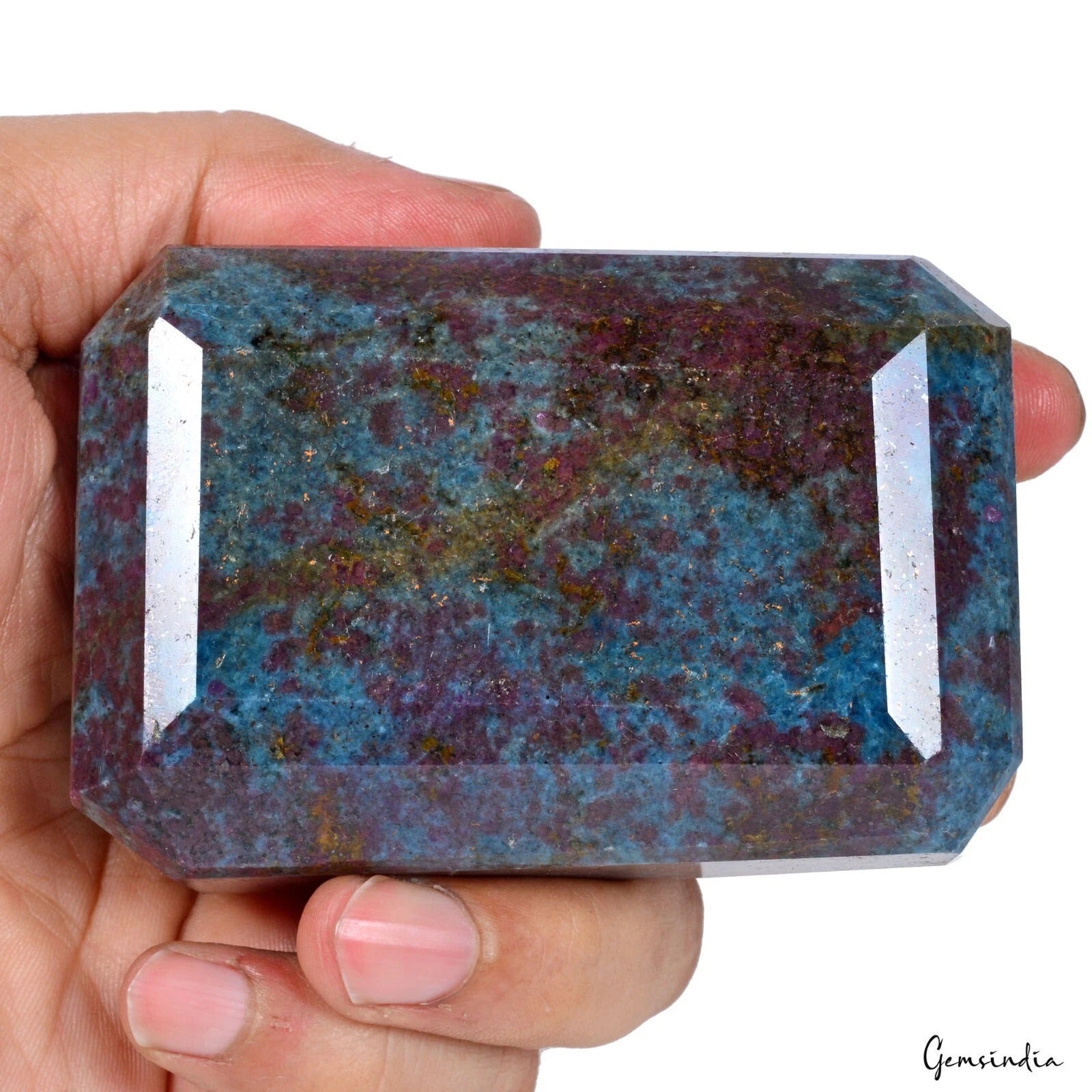 Ruby Kyanite Loose Gemstone, Untreated — 88x59x35 mm, 2780 Ct, Madagascar