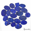 Lapis Lazuli Lot, Cabochon, Color Enhanced, Blue — 20 Pieces, 18mm To 33mm, 640 Ct, Afghanistan