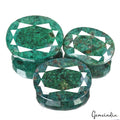 1770 Cts/3Pcs Natural Brazilian Green Emerald Oval Faceted Cut Loose Huge Gems