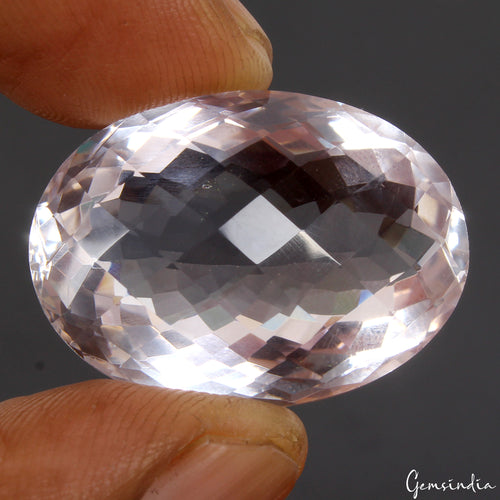 Amethyst Loose Gemstone, Purple — 28x20x13 mm, 44.80 Ct