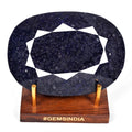 Huge 3150 Cts Natural African Dark Blue Sapphire Oval Cut Loose Museum Size Gem