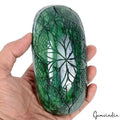 Brazilian Emerald Carving — 137 x 67 x 38 mm, 3075 Ct, Brazil