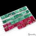 Beryl Lot, Loose Gemstone, Color Enhanced, Pink — 36 Pieces, 14mm to 18mm, 500 Ct, Brazil