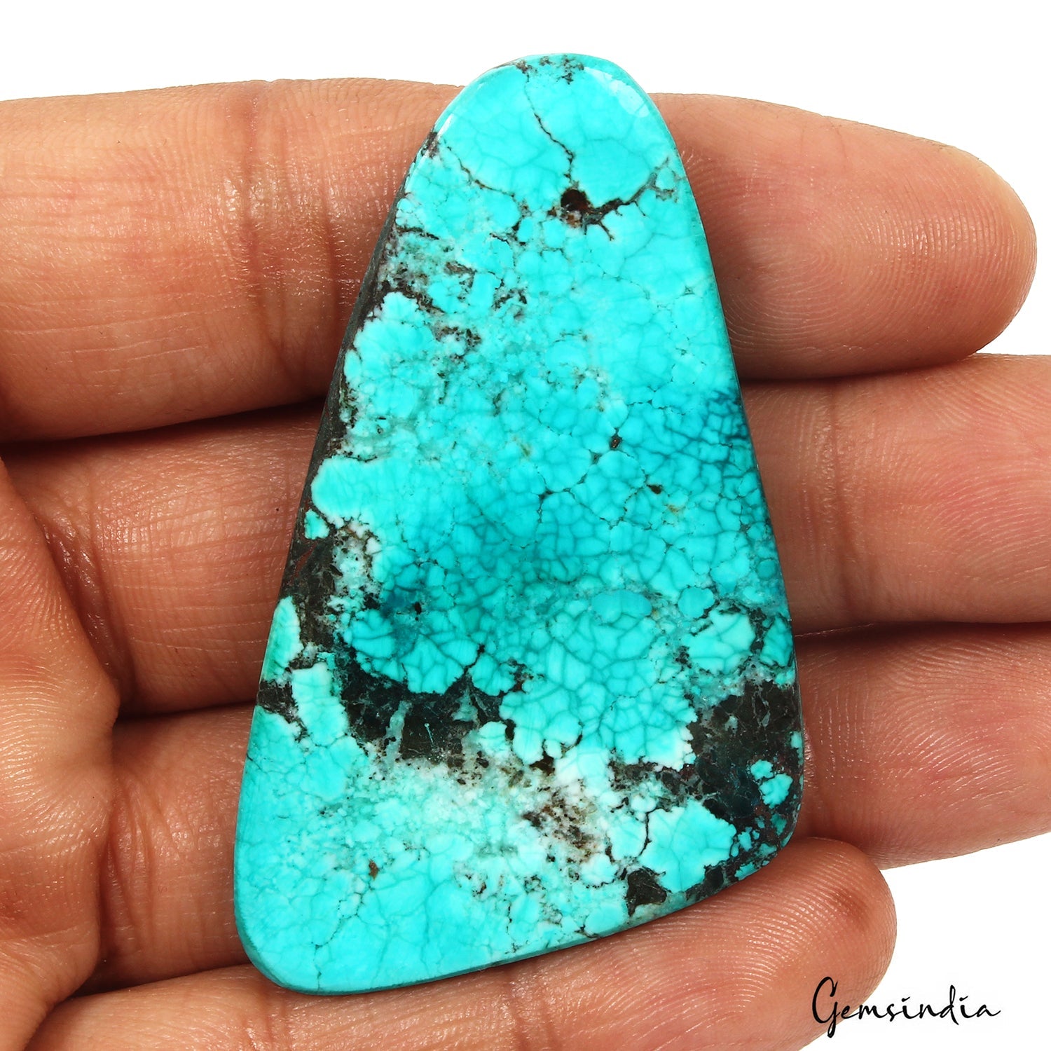 106.50 Ct Natural Arizona Blue Turquoise Fancy Cab Loose Gems From United State