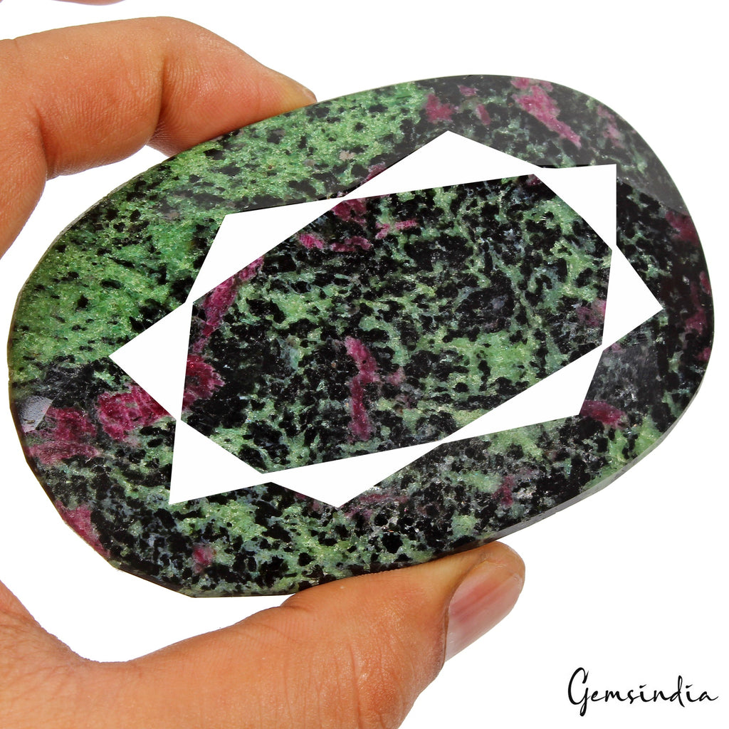 1660Cts Unheated Natural Ruby Zoisite 94x61x29mm Loose Museum Size Huge Gemstone