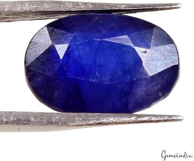 7.20 Cts Flawless Natural Royal Blue Ceylon Sapphire Oval Faceted Loose Gemstone