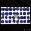 1000 Ct/32 Pc Natural Blue Lapis Lazuli Gold Flecks Cushion Loose Wholesale Gems
