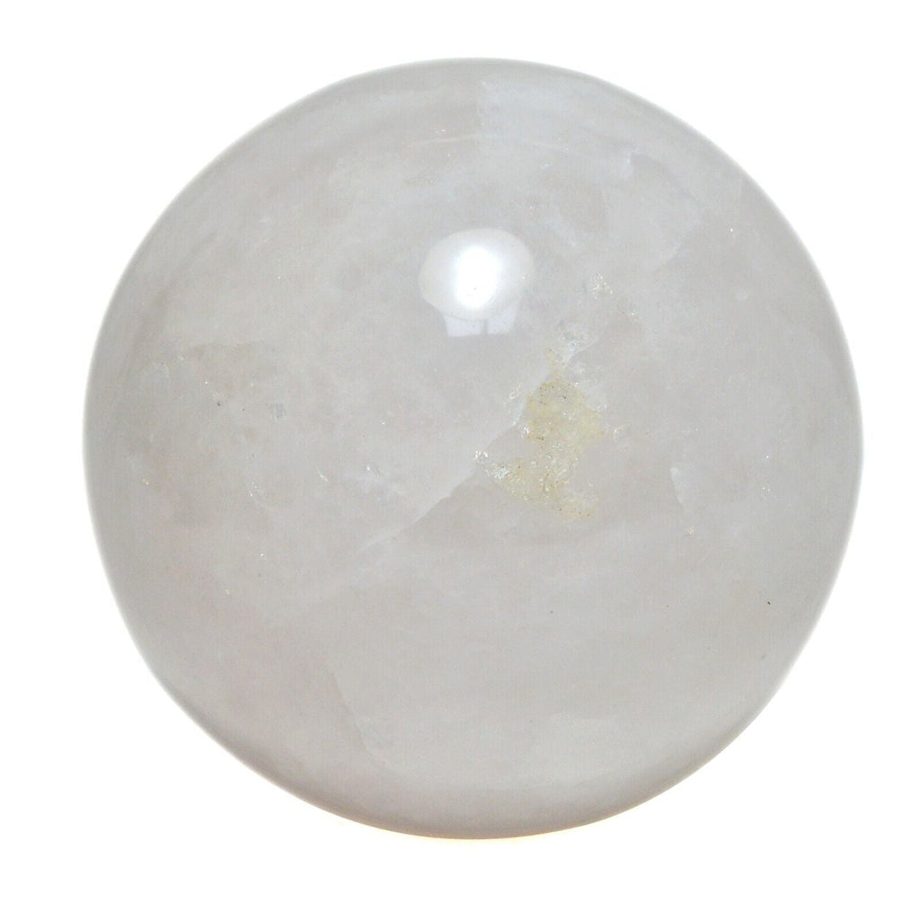 0.960 Kilo Natural White Crystal Quartz Sphere Home Office Decor Crystal Healing