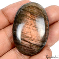 119.10 Ct Natural Untreated Purple Pink Shine Labradorite Oval Cab Certified Gem