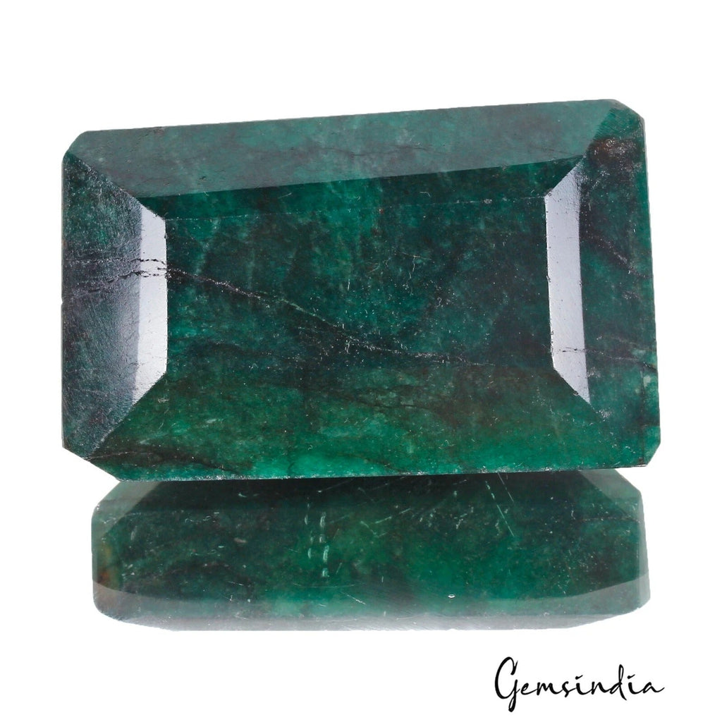 490 Ct Natural Green Brazilian Emerald Octagon Cut Faceted Earth Mined Huge Gems