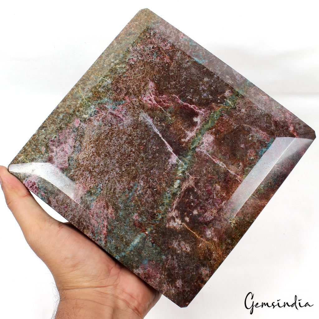 4.3 Kilo 100% Natural Ruby Madagascar Square Cut Museum Size Untreated Gemstone
