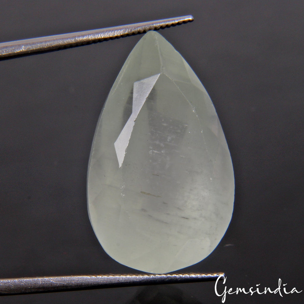 27.10 Ct Natural Untreated Aqua Blue Aquamarine Pear Cut Loose Gemstone, Brazil