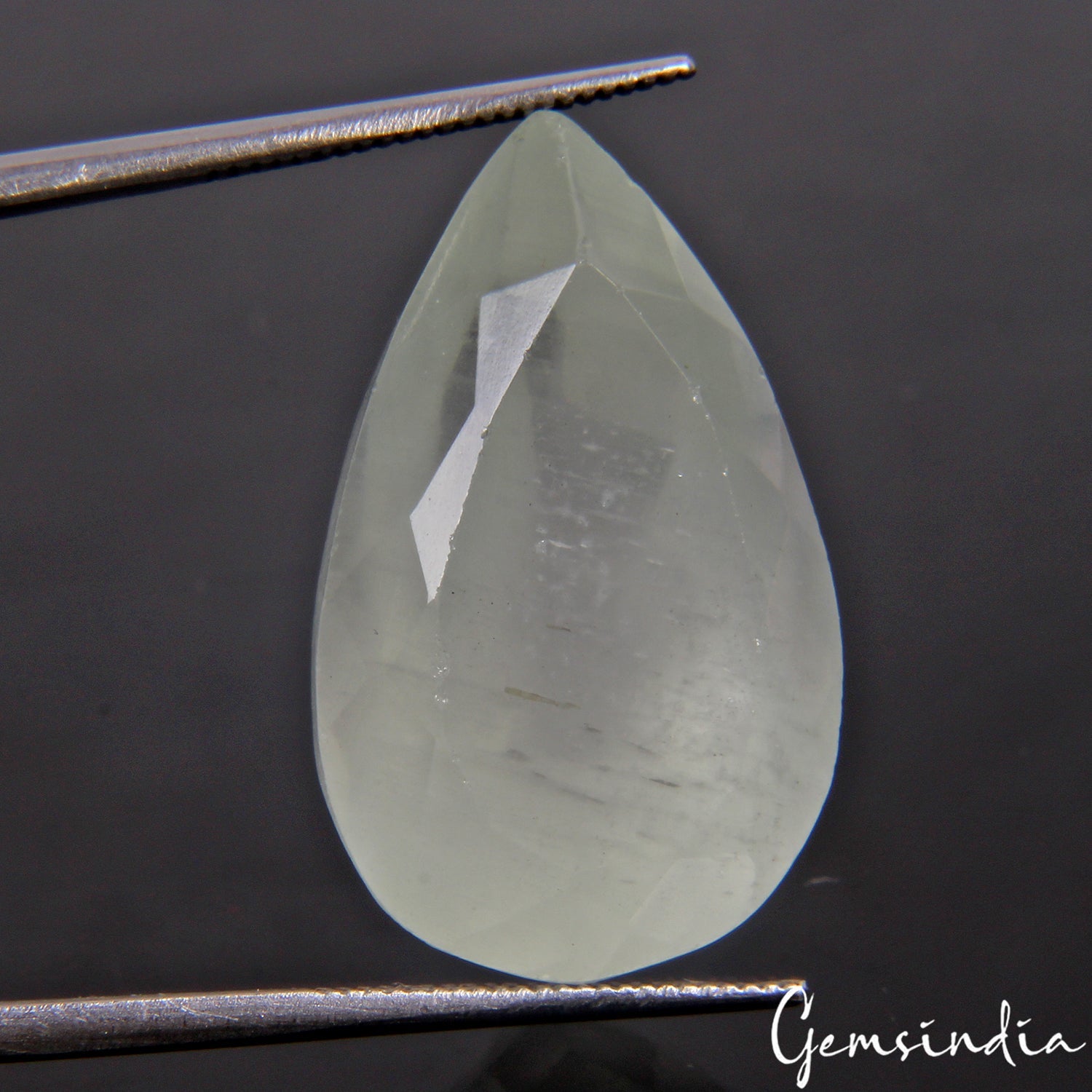 27.10 Ct Natural Untreated Aqua Blue Aquamarine Pear Cut Loose Gemstone, Brazil